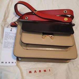 Marni MINI TRUNK bag- calfskin